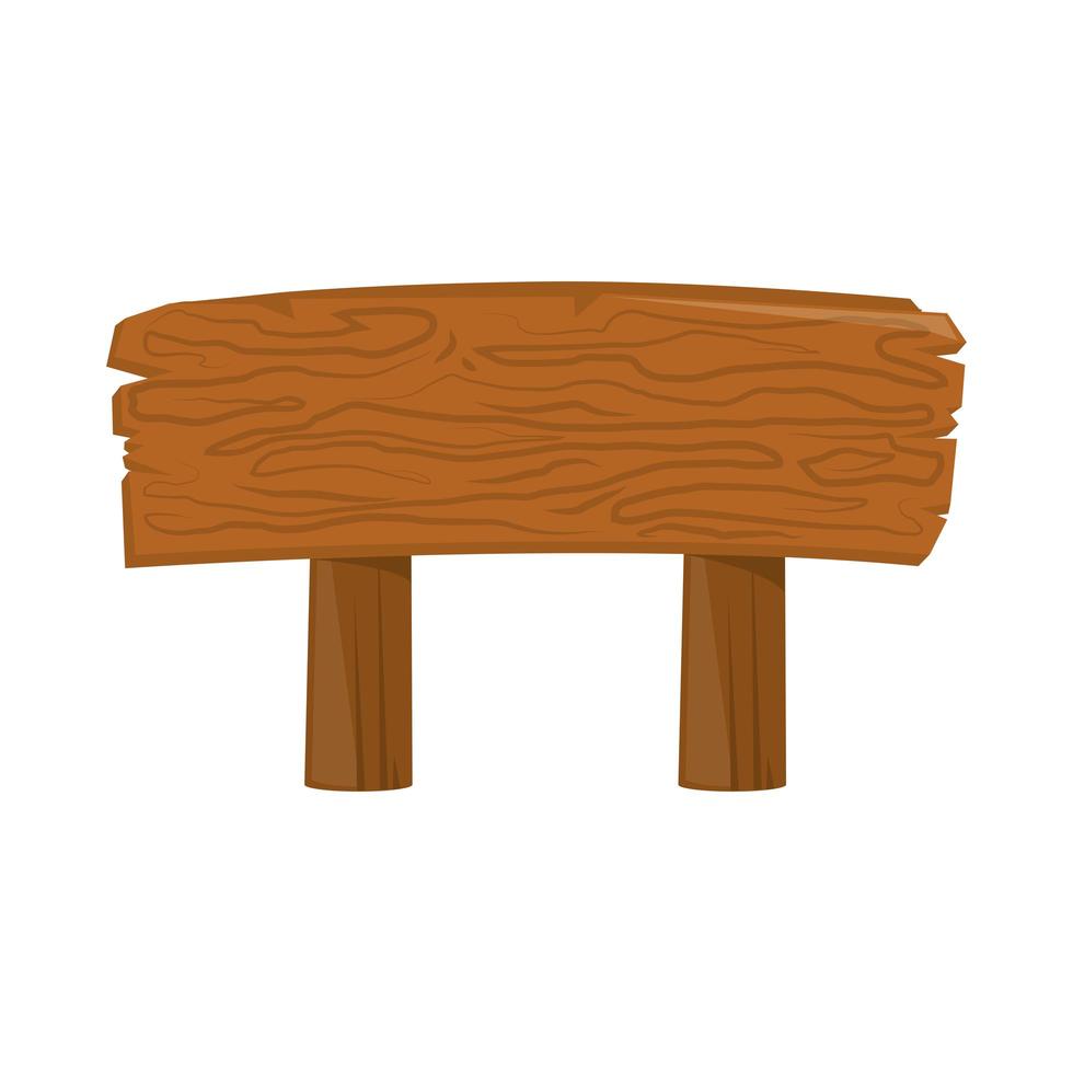 wood board post vector