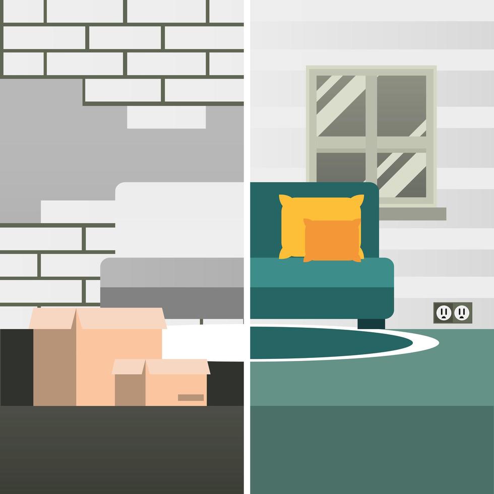 interior home improvement vector