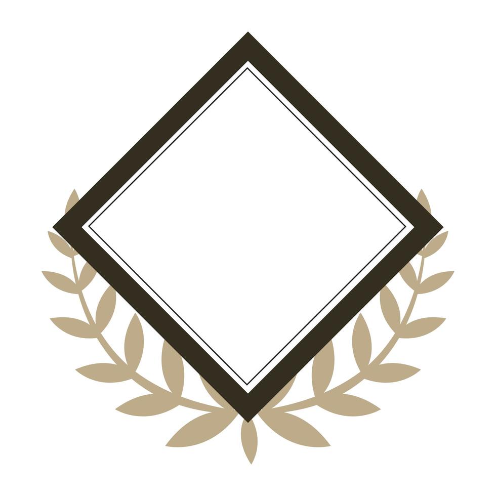 geometric label icon vector