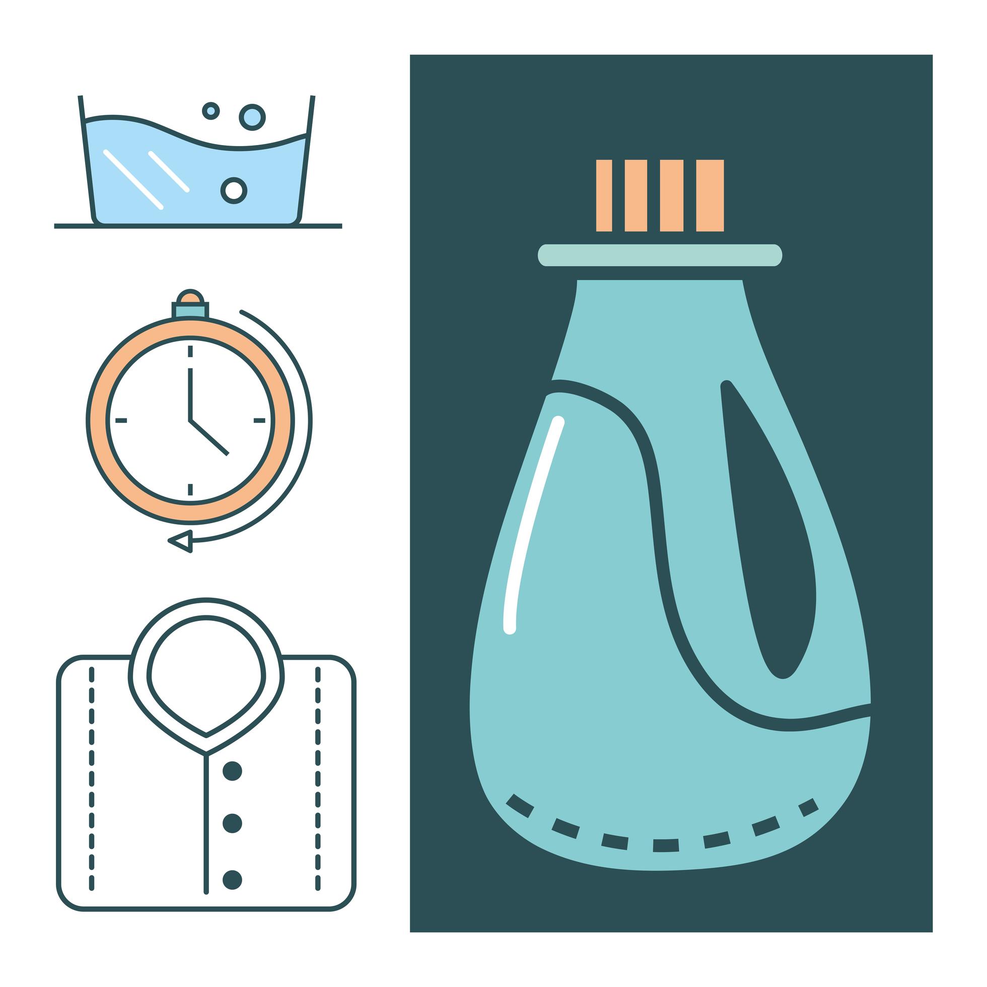 laundry icon set 3718213 Vector Art at Vecteezy