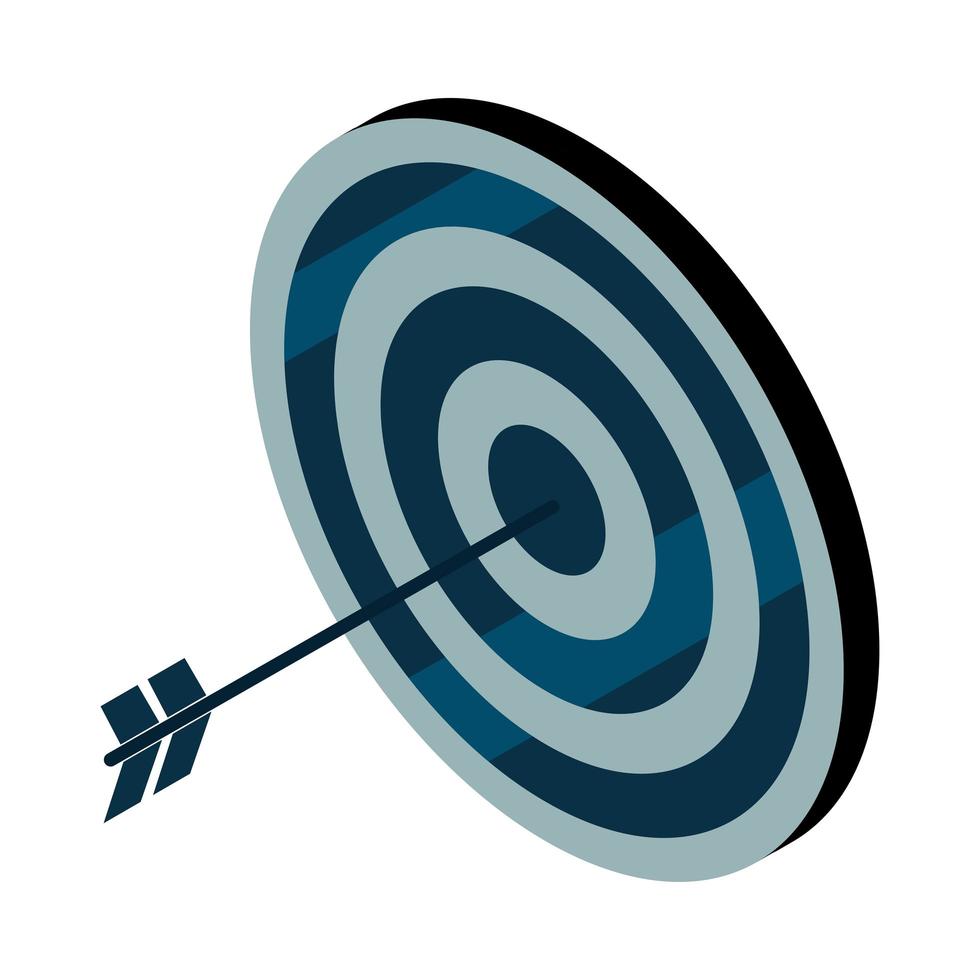 target with arrow vector