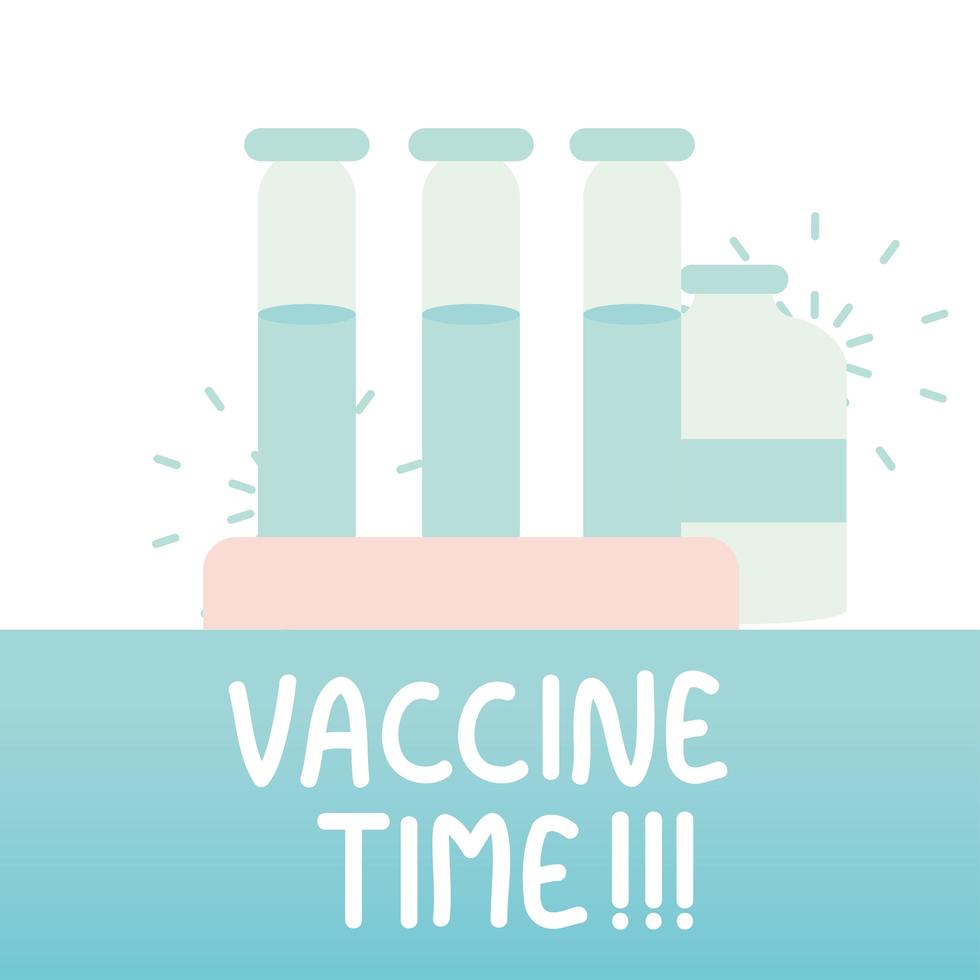 vaccine time medicine vector