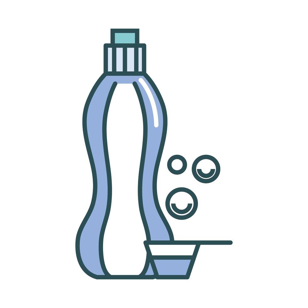 laundry softener bottle vector