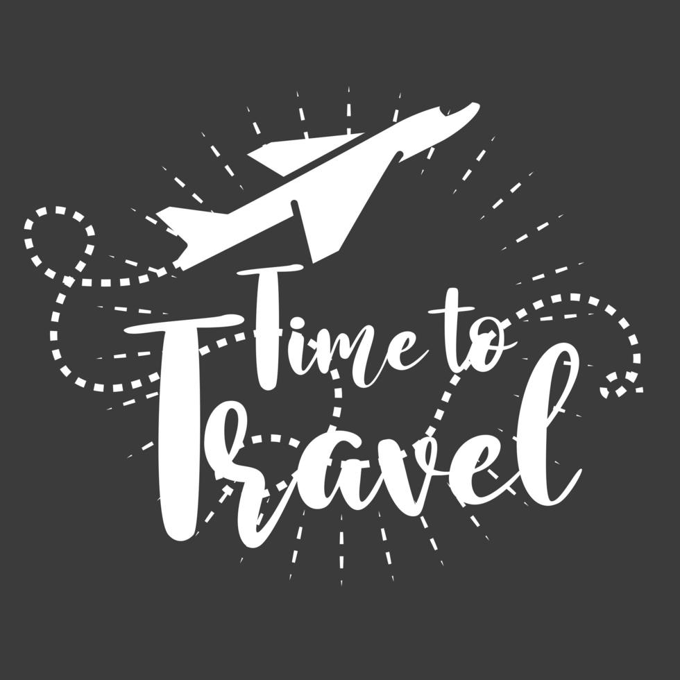 time to travel banner vector