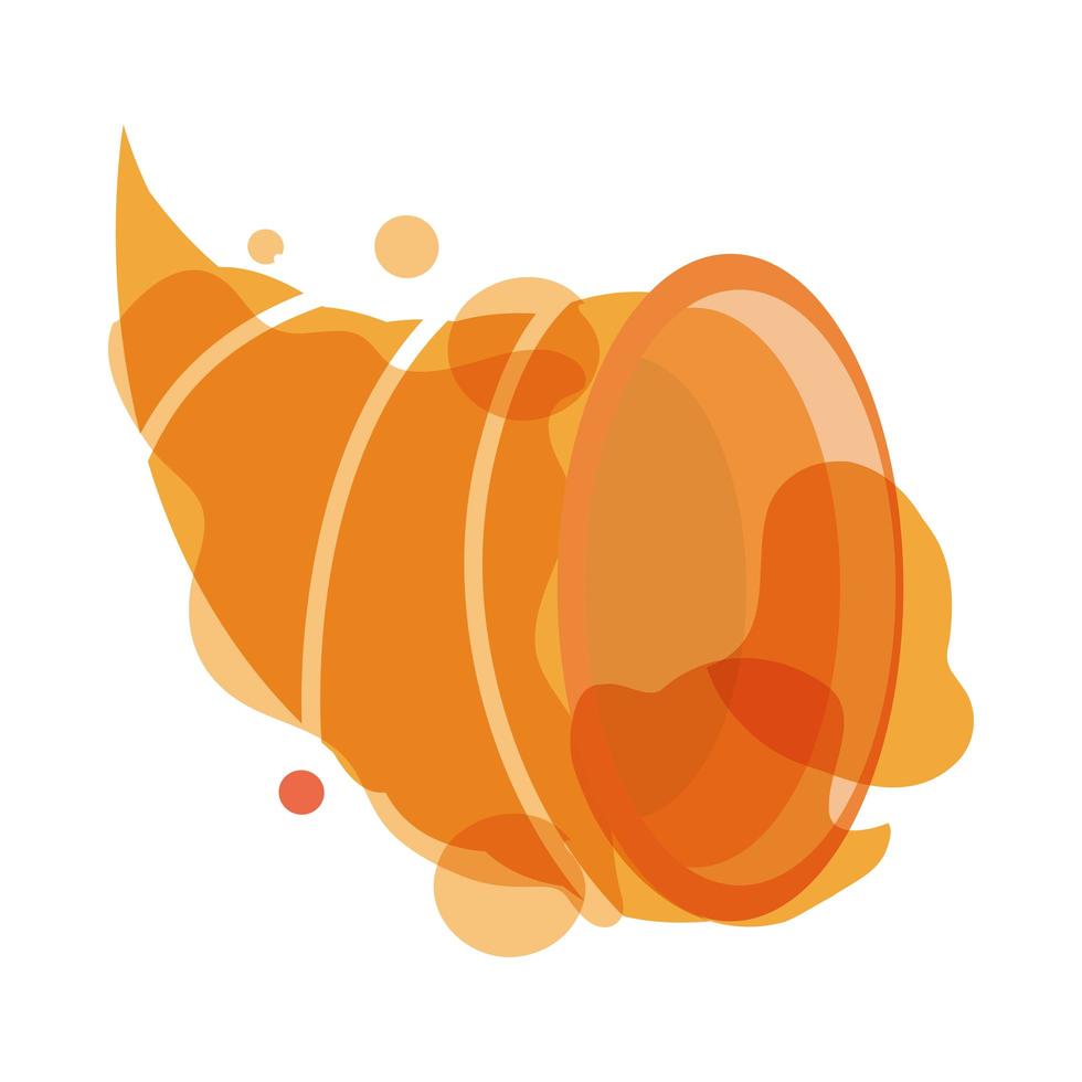 cornucopia flat icon vector