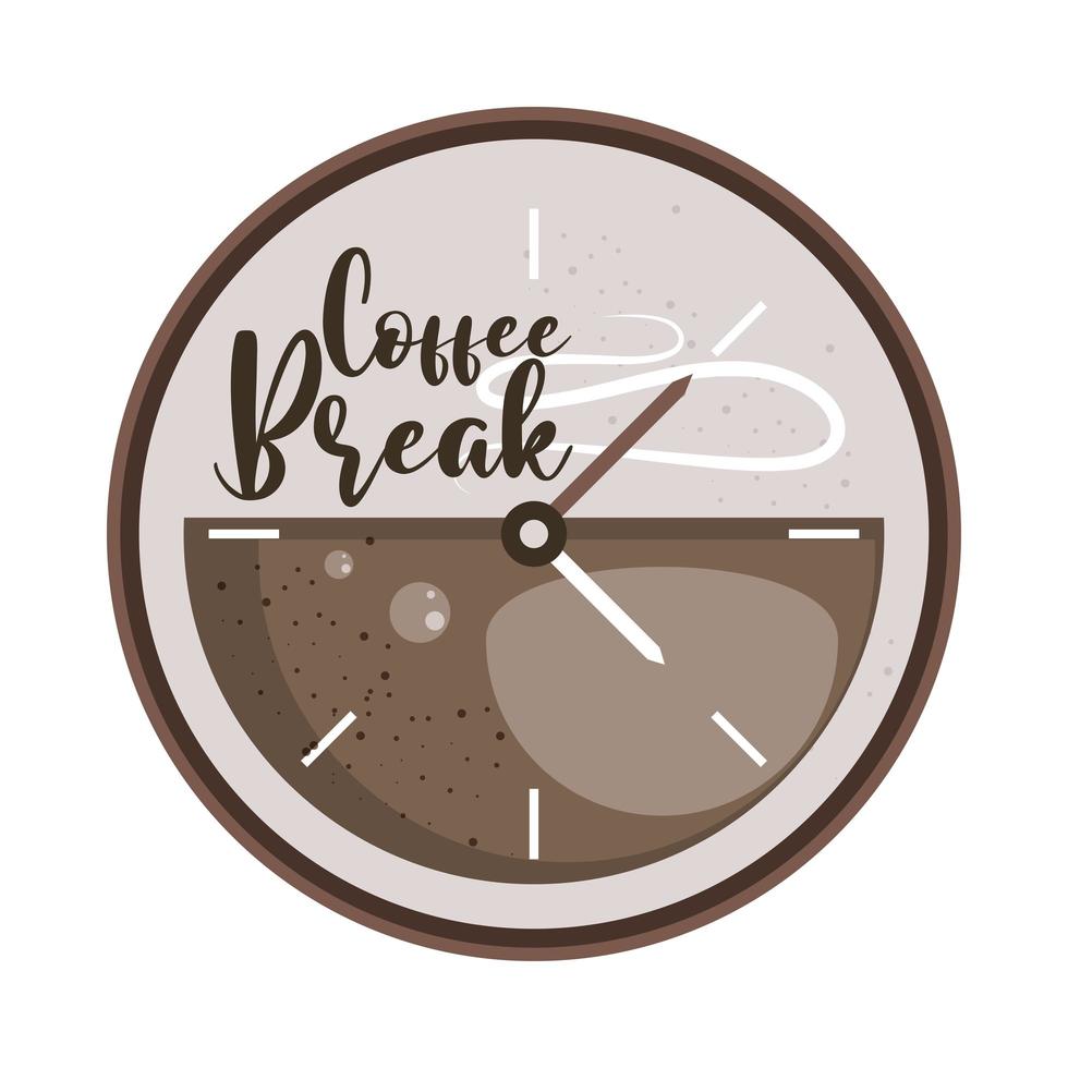 coffee break signal vector