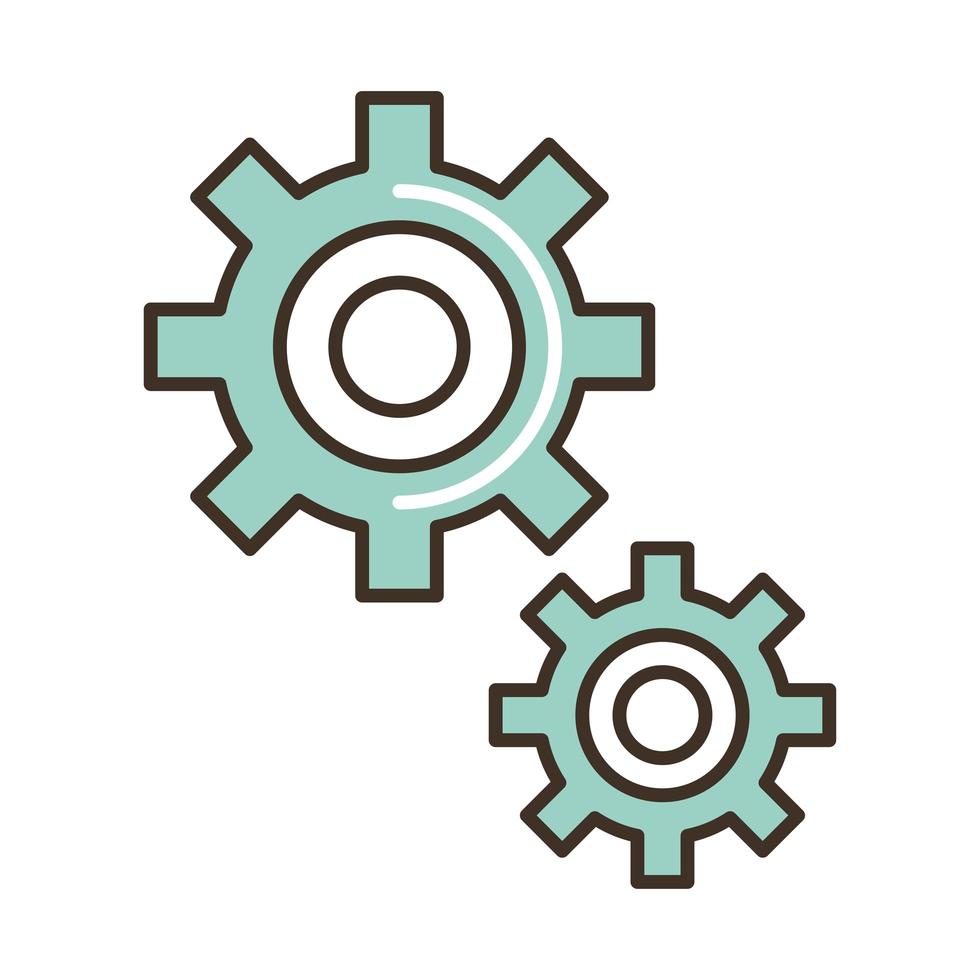 gears cogwheel solution vector