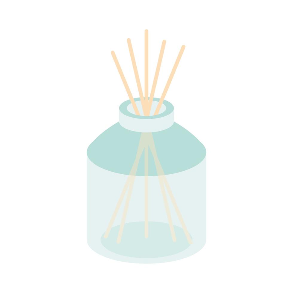 scent sticks in bottle vector