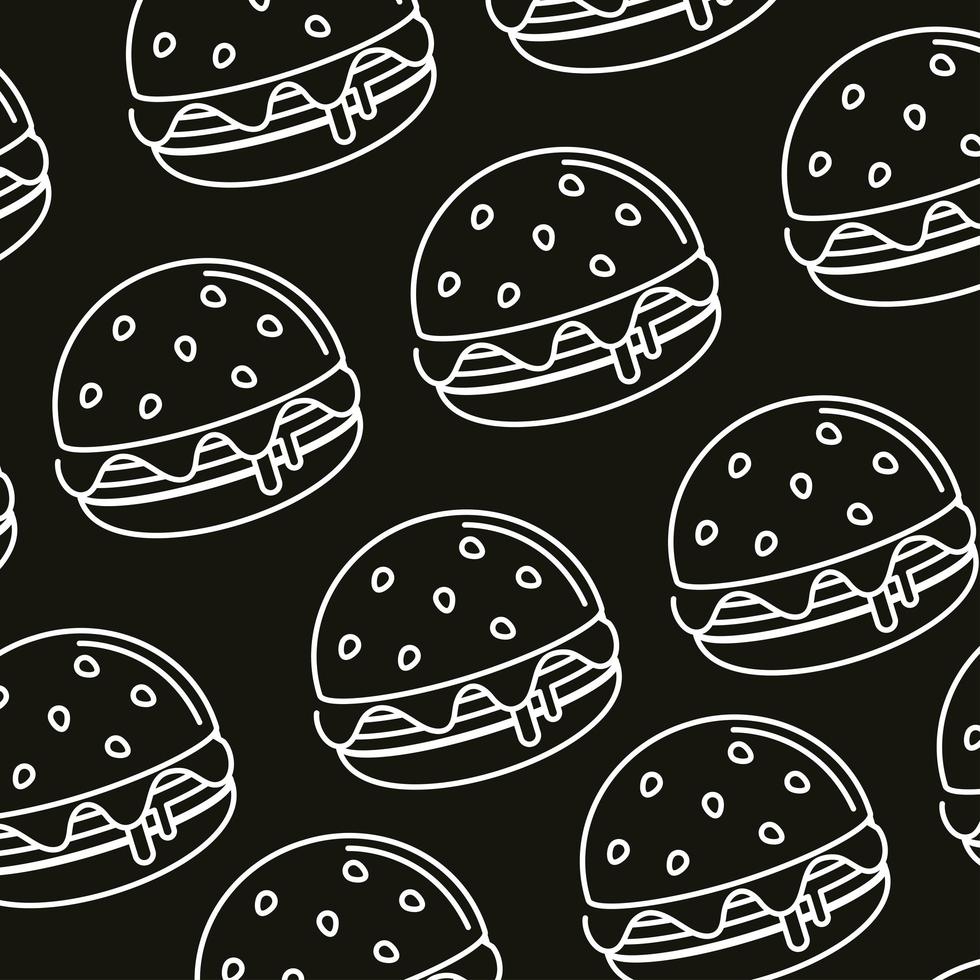 burger fast food vector