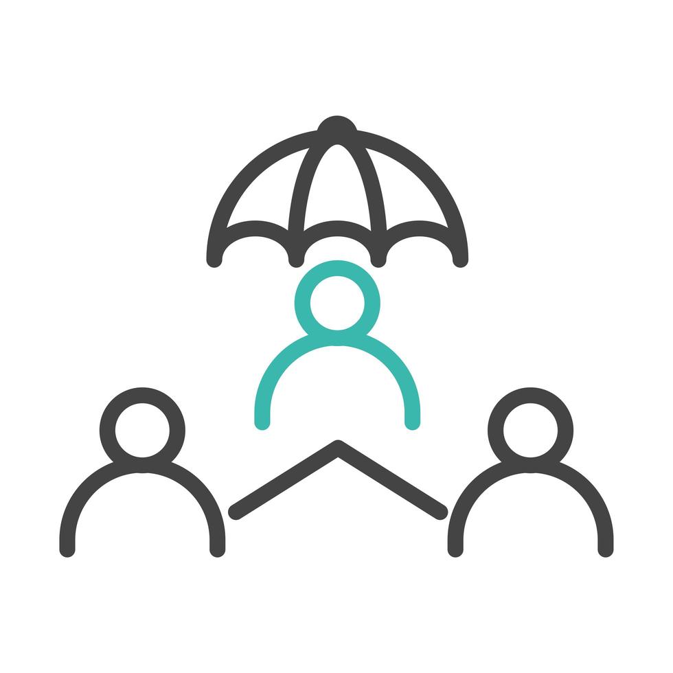 insurance protection group vector