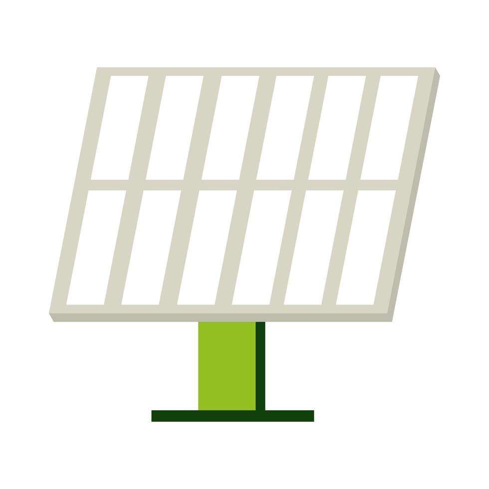 energía del panel solar vector
