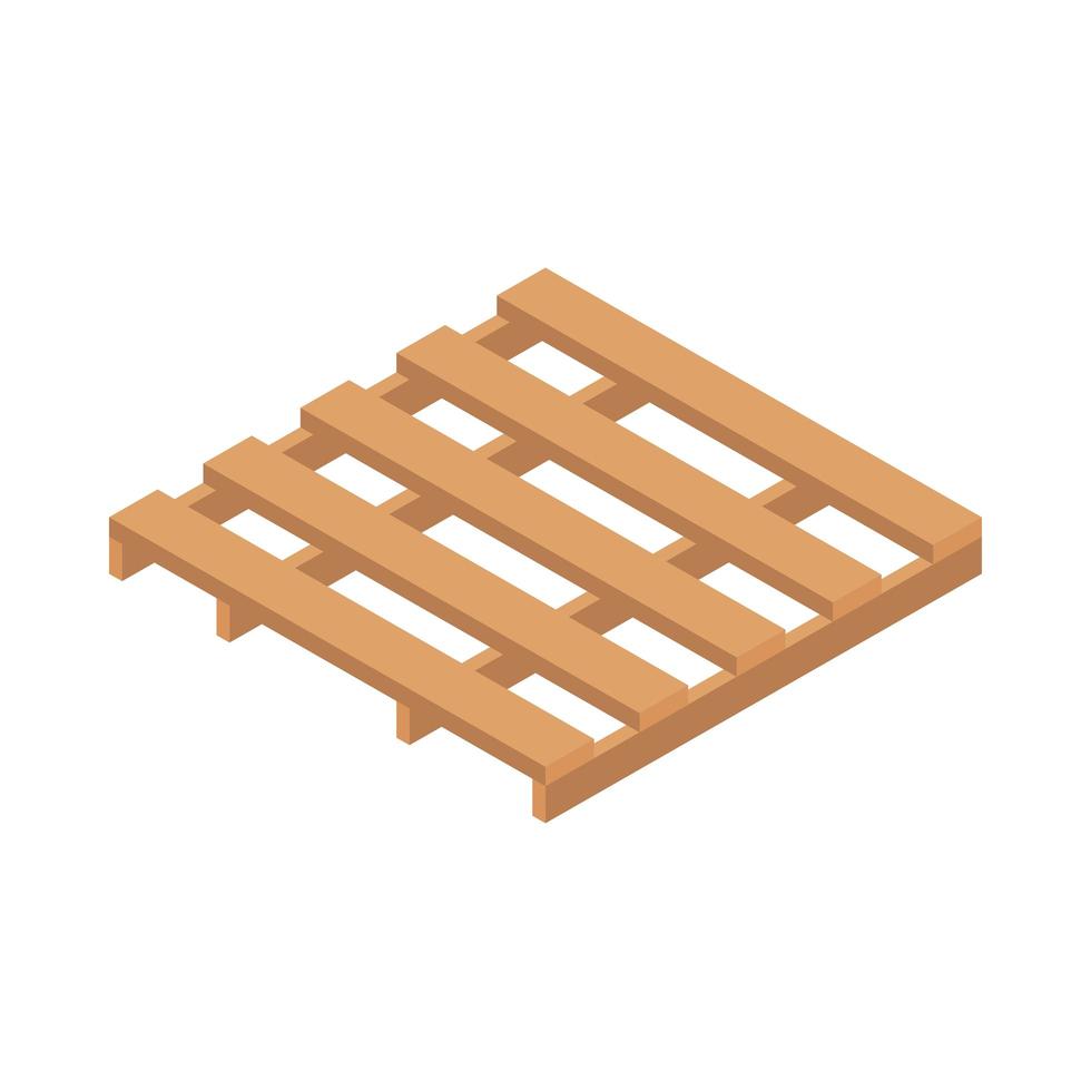 wood pallet icon vector