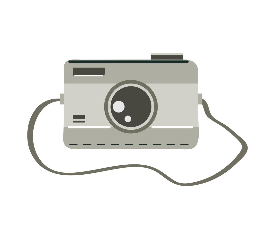 retro photo camera vector