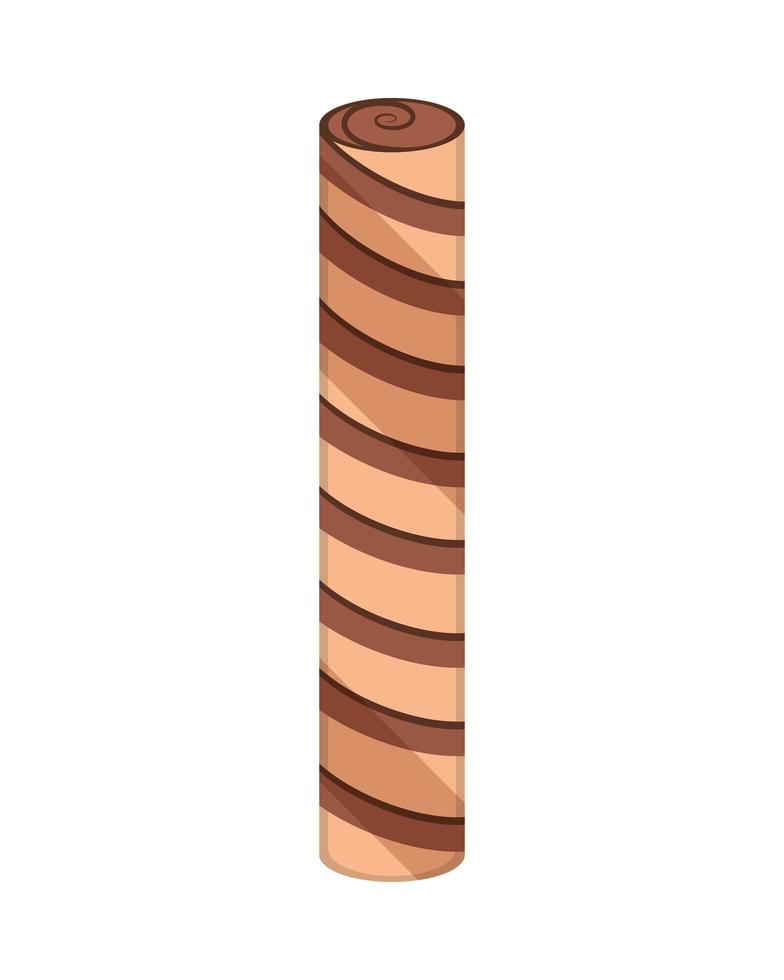 chocolate stick sweet vector