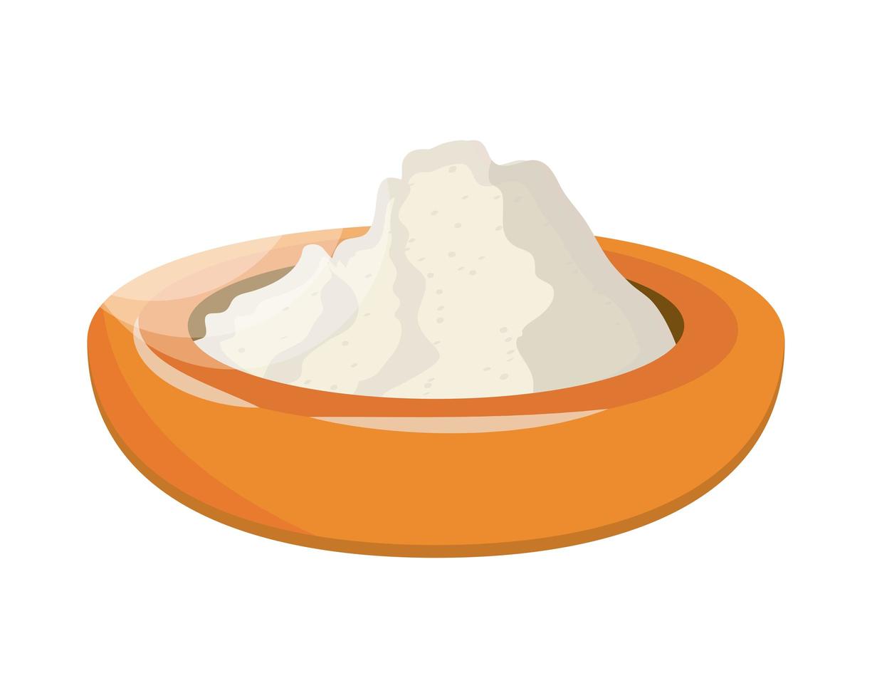 salt in a saucer vector