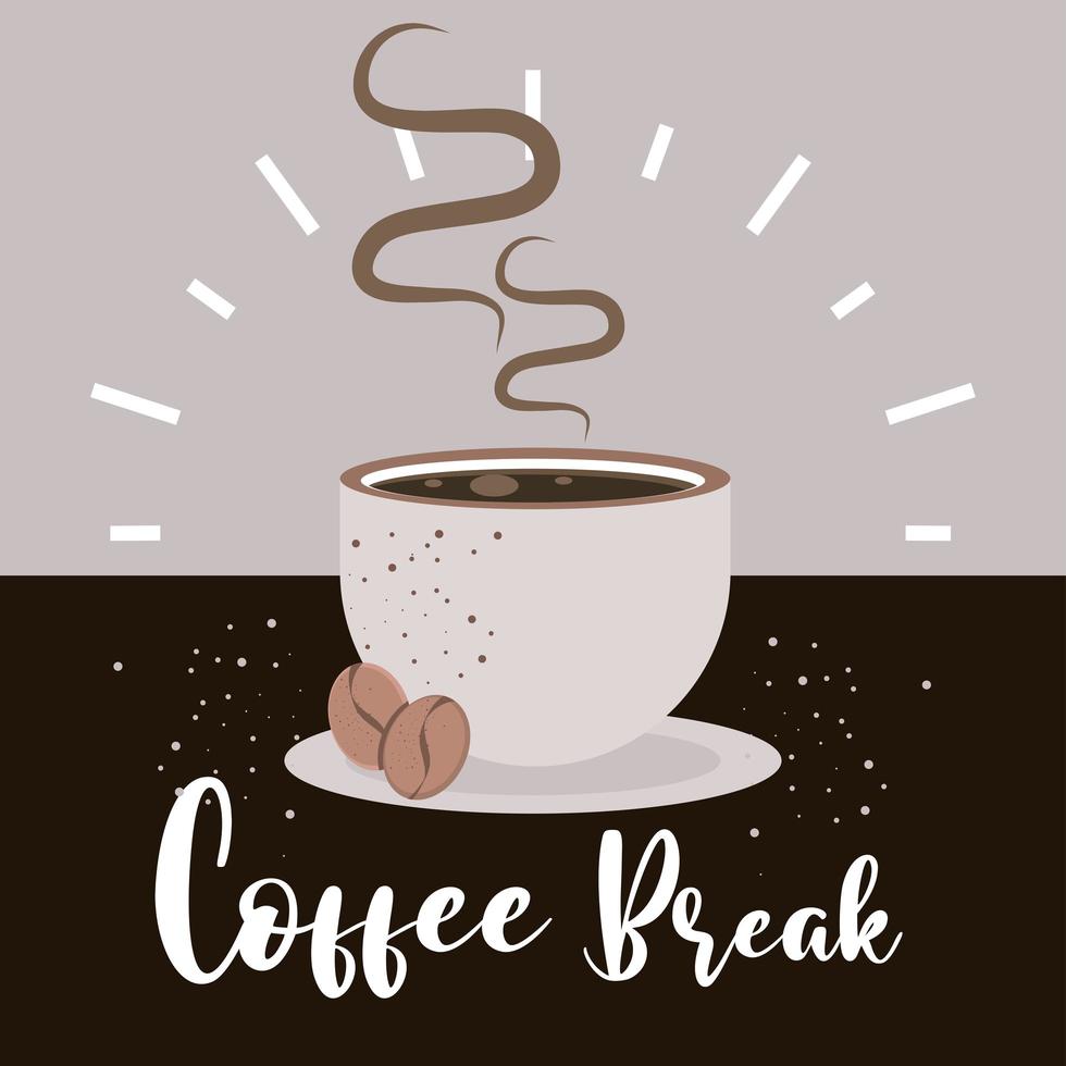 banner coffee break vector