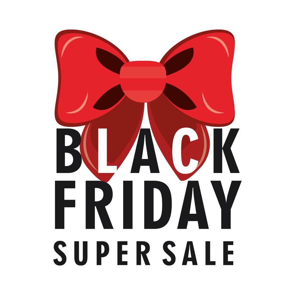 black friday super sale vector
