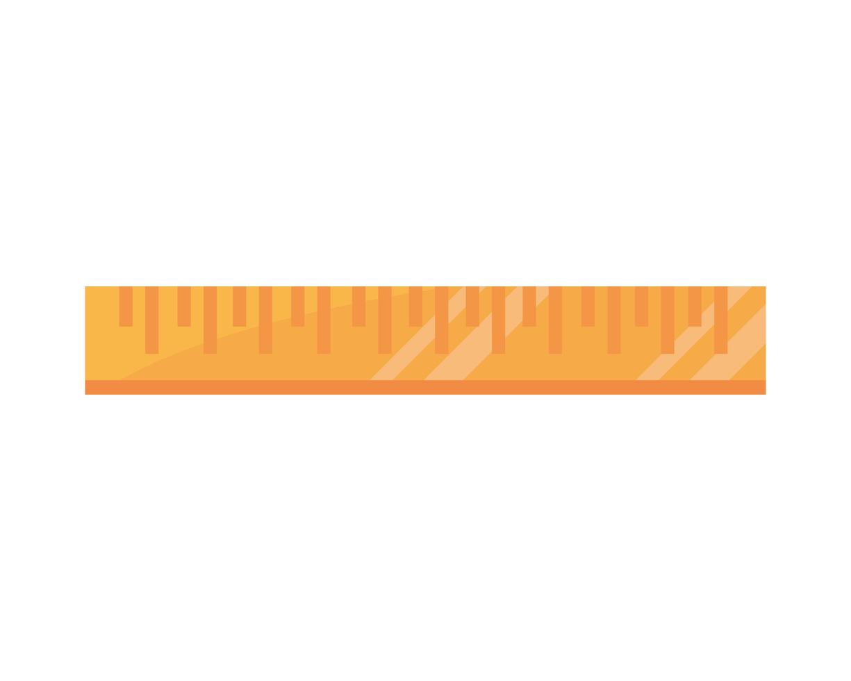 ruler supply icon vector