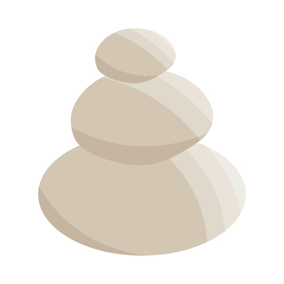 balancing stones zen vector