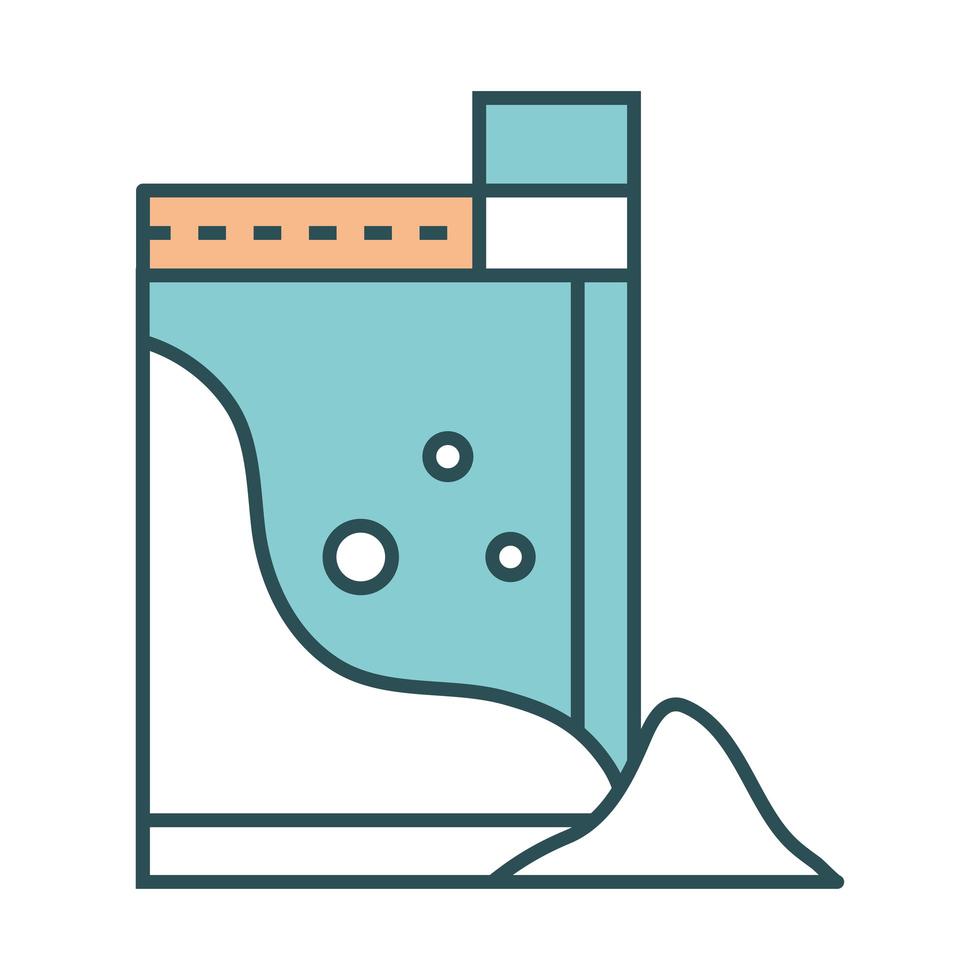 laundry powder detergent vector