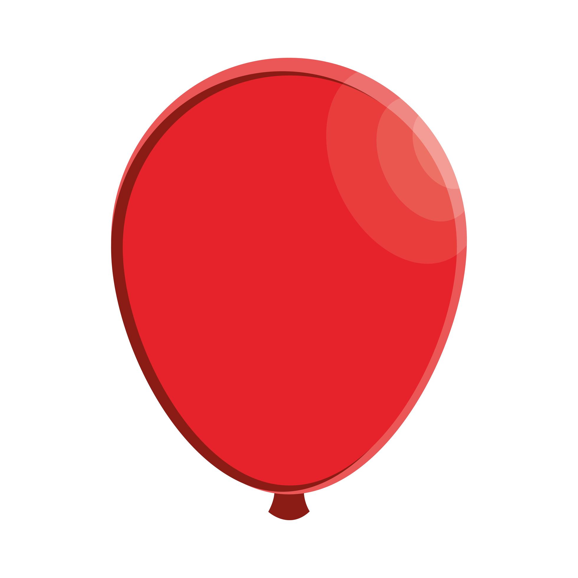 red balloon decoration 3719825 Vector Art at Vecteezy
