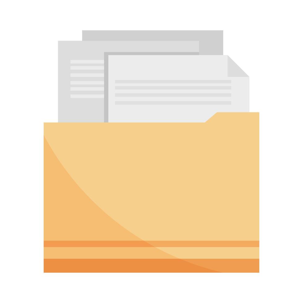 folder with documents vector