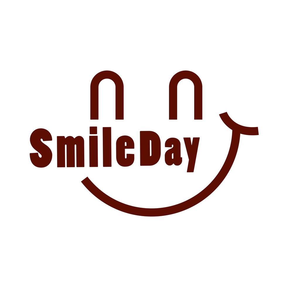 smile day face vector