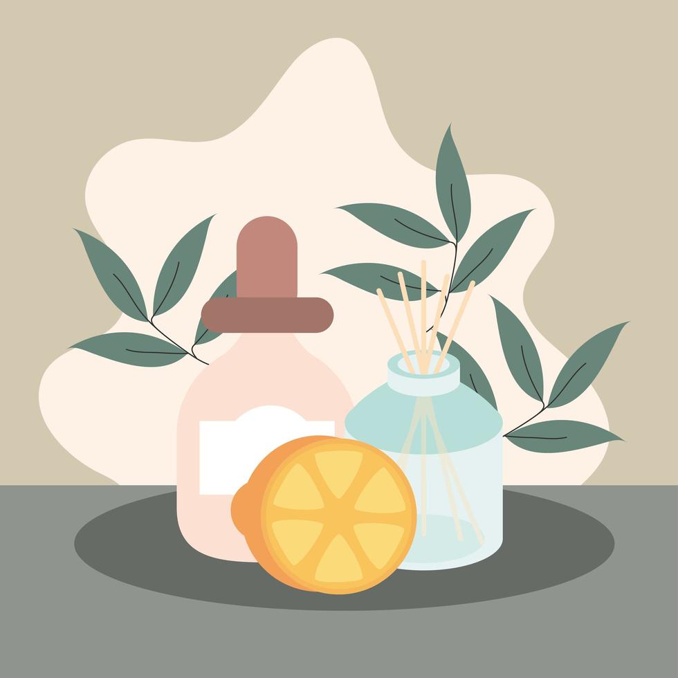 aromatherapy spa therapy vector