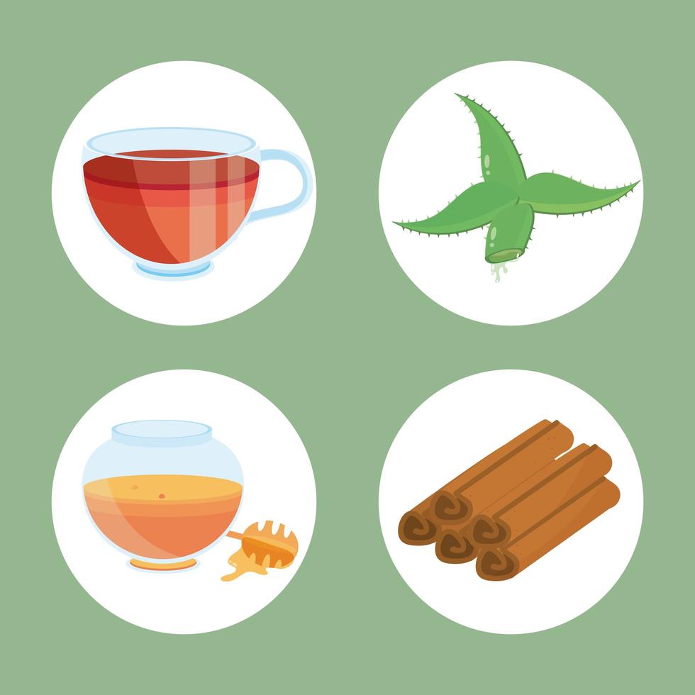 home remedy products vector