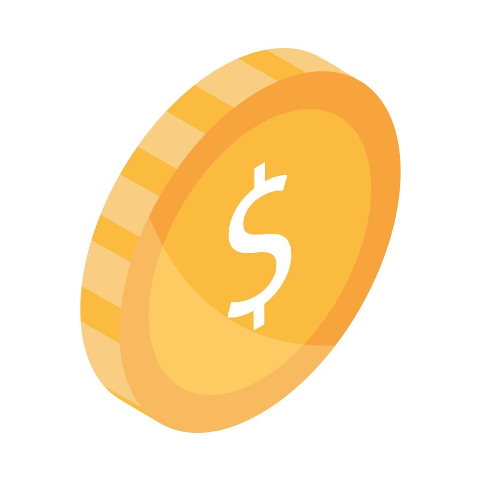 money coin cash vector