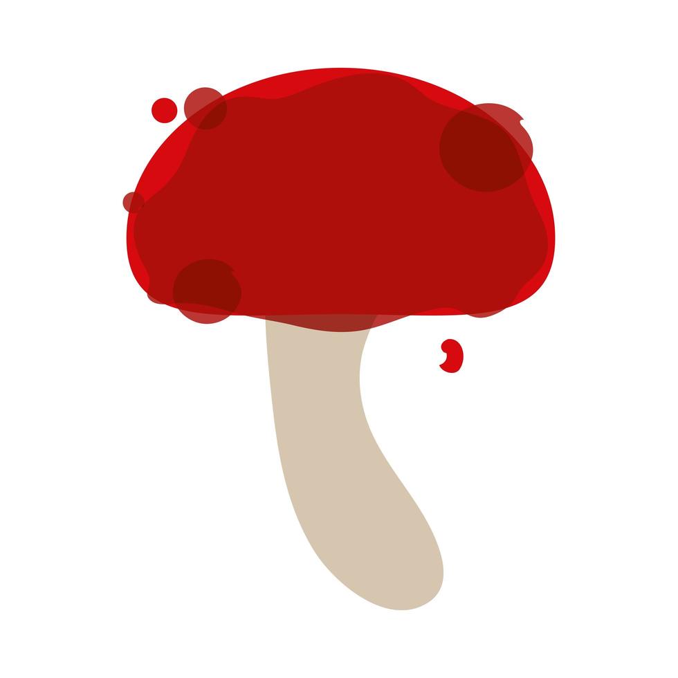 mushroom flat icon vector