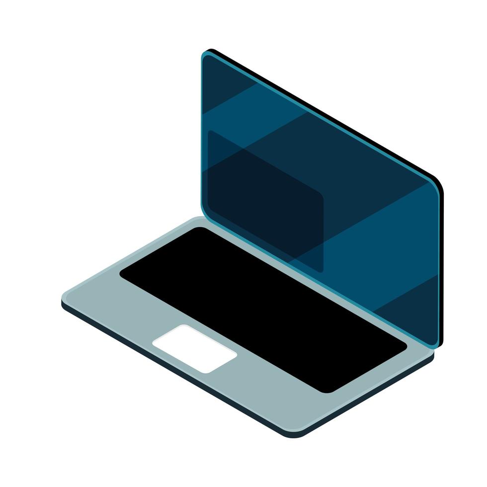 laptop smart device vector