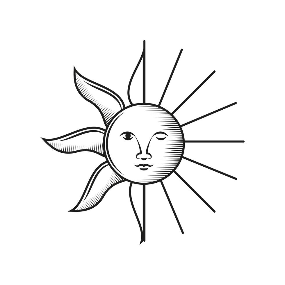 sun astronomy astrology vector