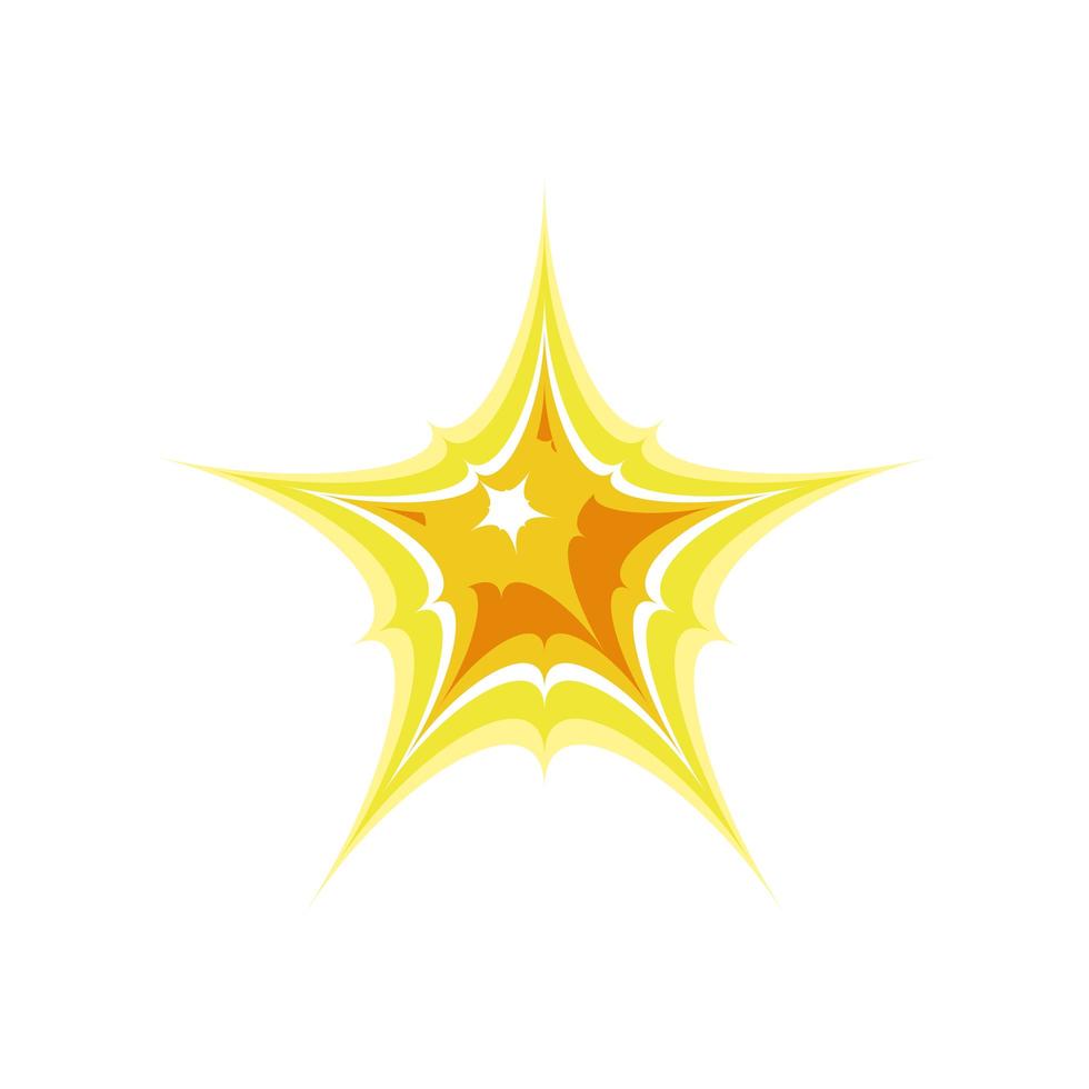 space star explosion vector