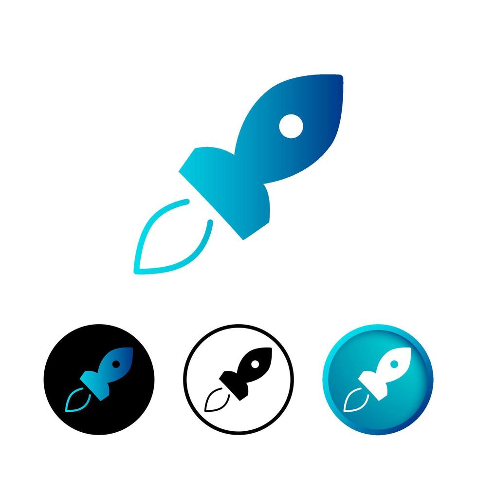 Abstract Simple Rocket Icon Set 3720828 Vector Art at Vecteezy