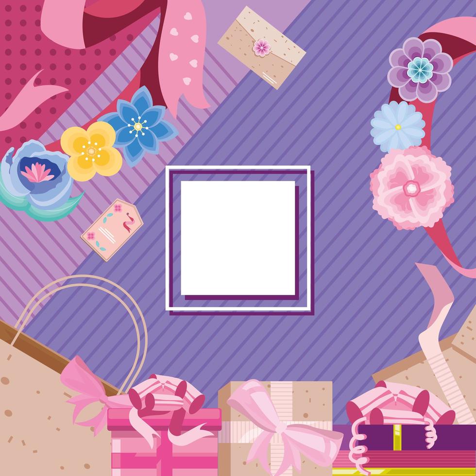 party celebration card vector