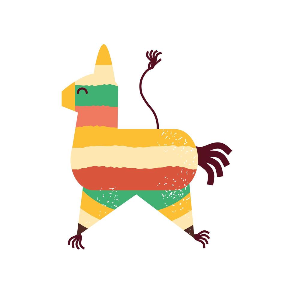 burro piñata mexicana vector