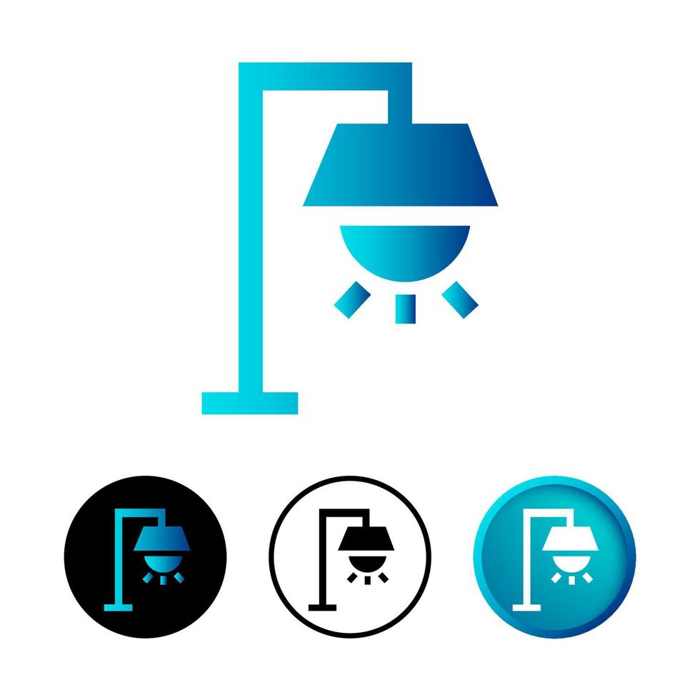 Modern Lamp Icon Illustration vector
