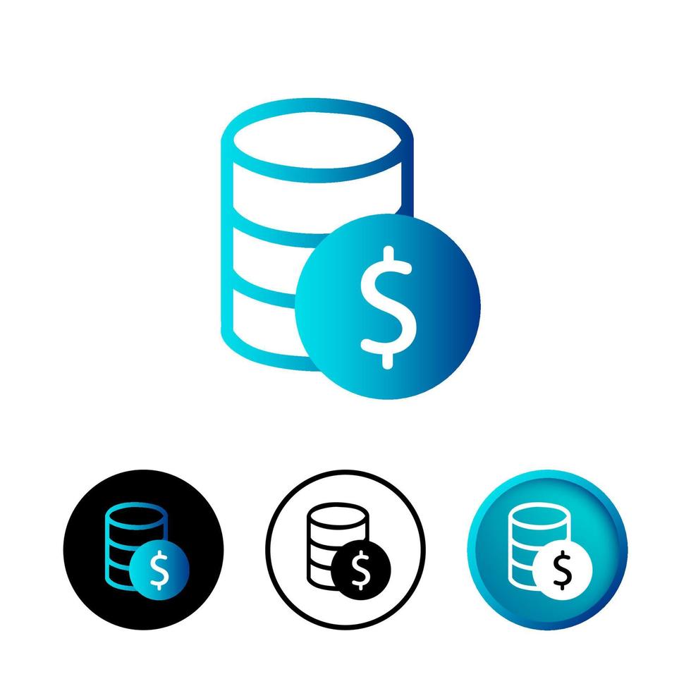 Abstract Funds Icon Illustration vector