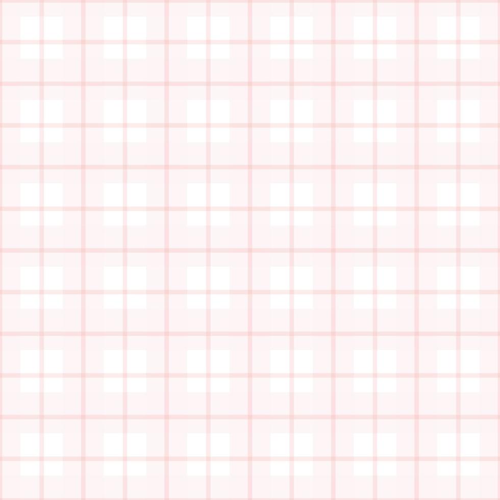 Seamless tartan pattern. Plaid repeat vector Available in pink and white Designed for publication, gift wrapping, textiles, chess table backgrounds for tablecloths.