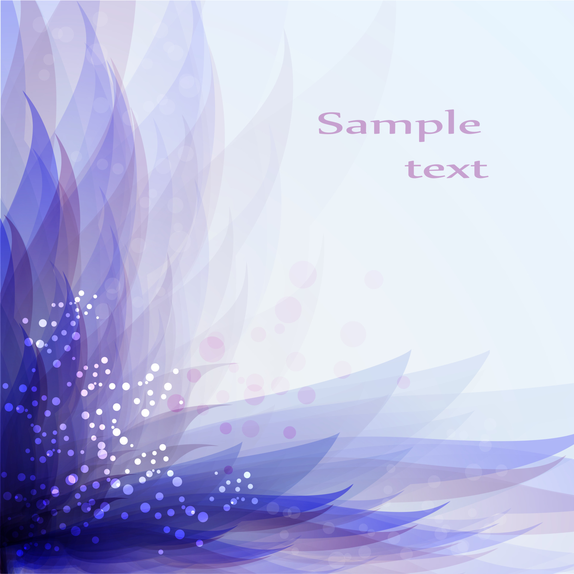 Abstract blue floral 3721500 Vector Art at Vecteezy