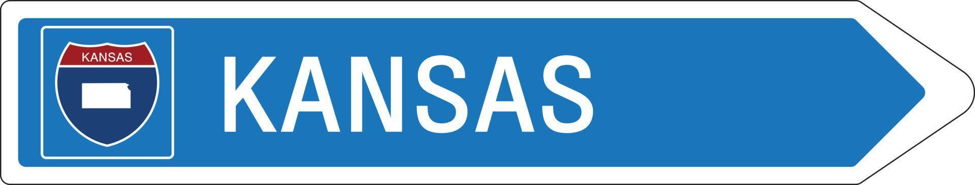 Welcome to Signage on the highway in american style vector