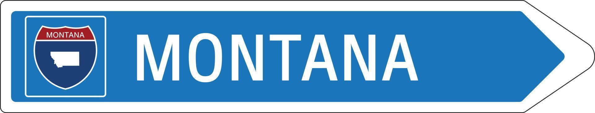 Welcome to Signage on the highway in american style vector