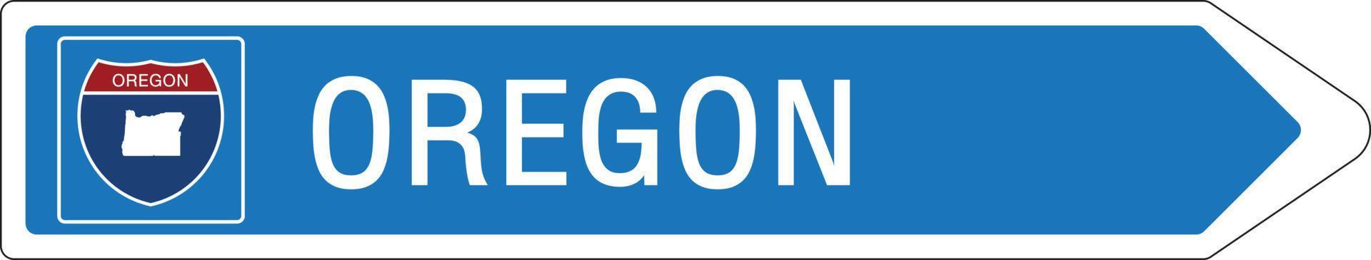 Welcome to Signage on the highway in american style vector