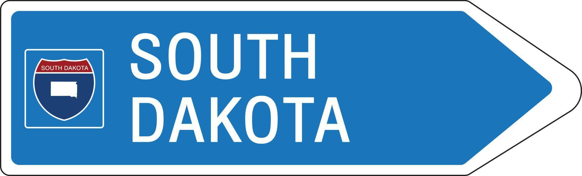 Welcome to Signage on the highway in american style vector