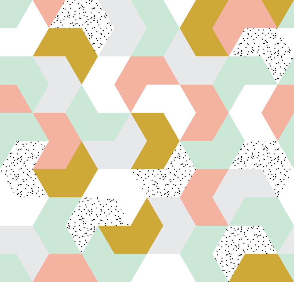 Cute colorful arrow seamless pattern. Endless background of geometric shapes. vector