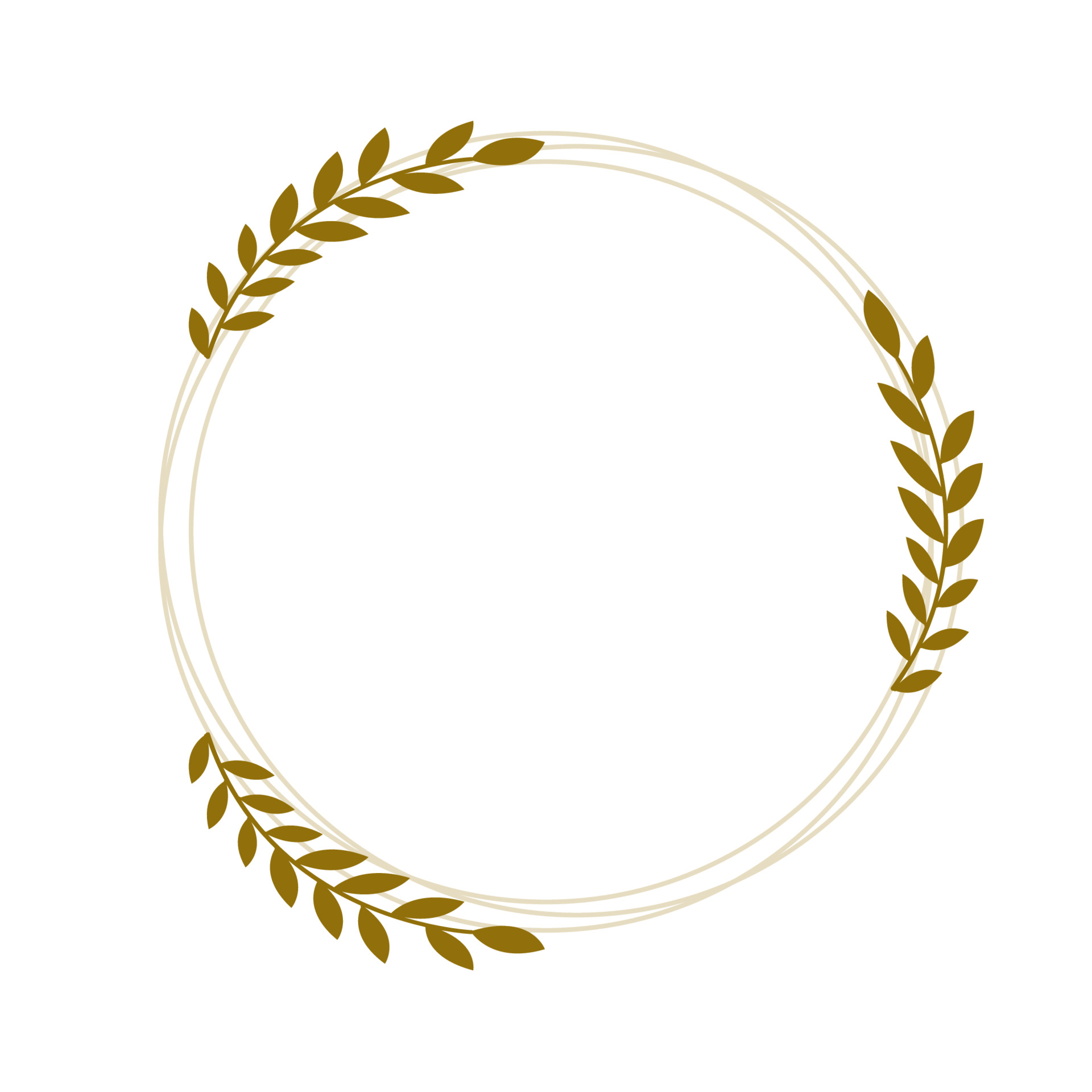 Round wreath frame discount