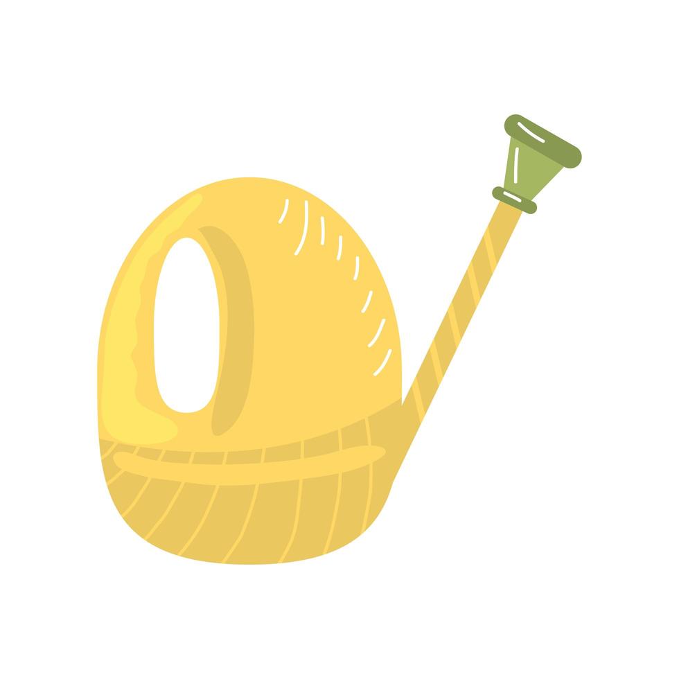 home garden watering can tool icon vector