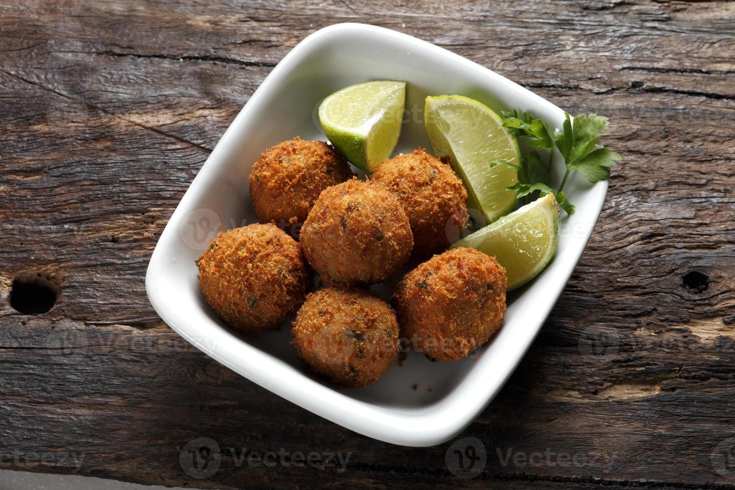 Cod cake food photo