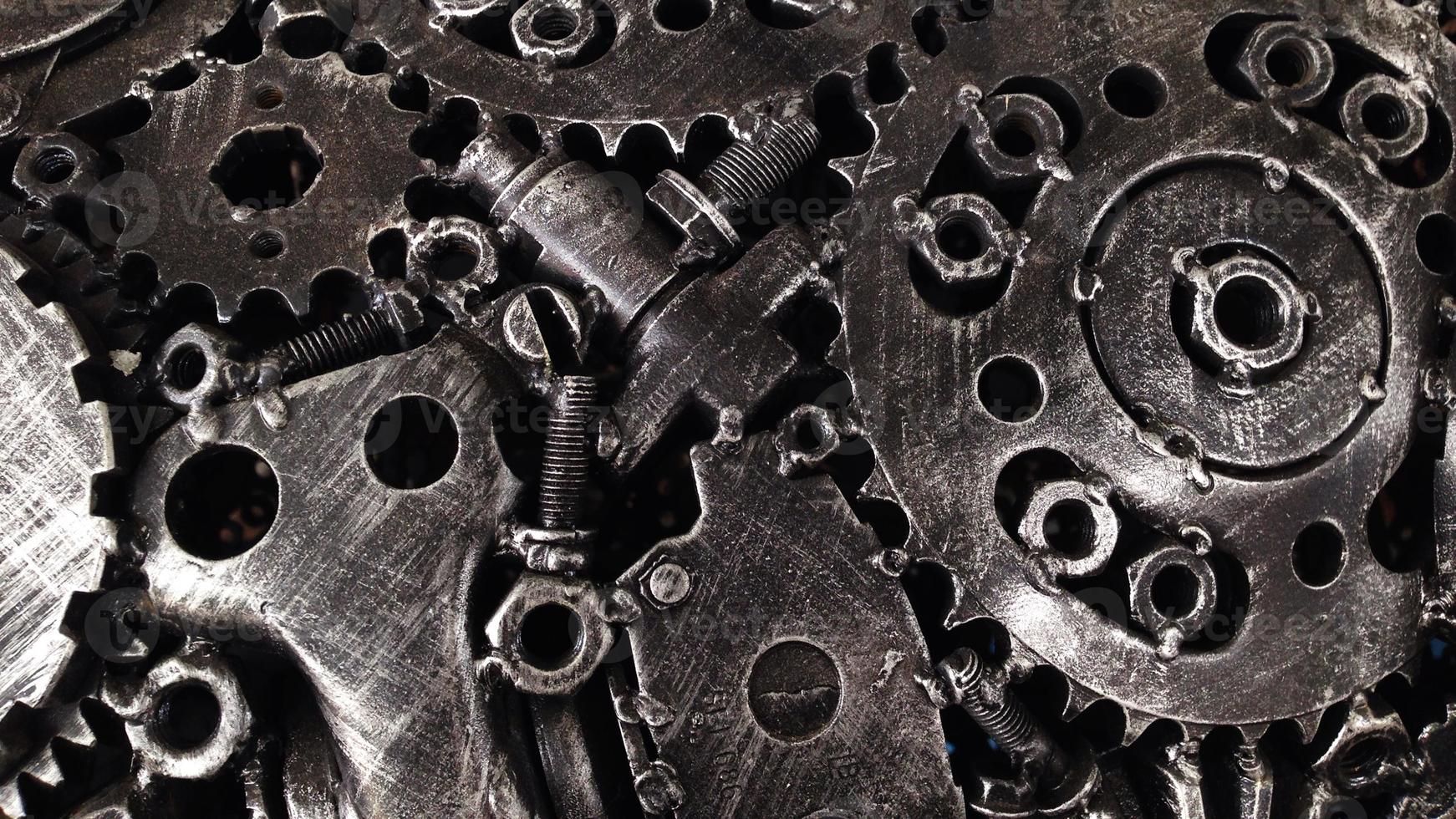 Scrap metal steel textures and patterns creative designs photo